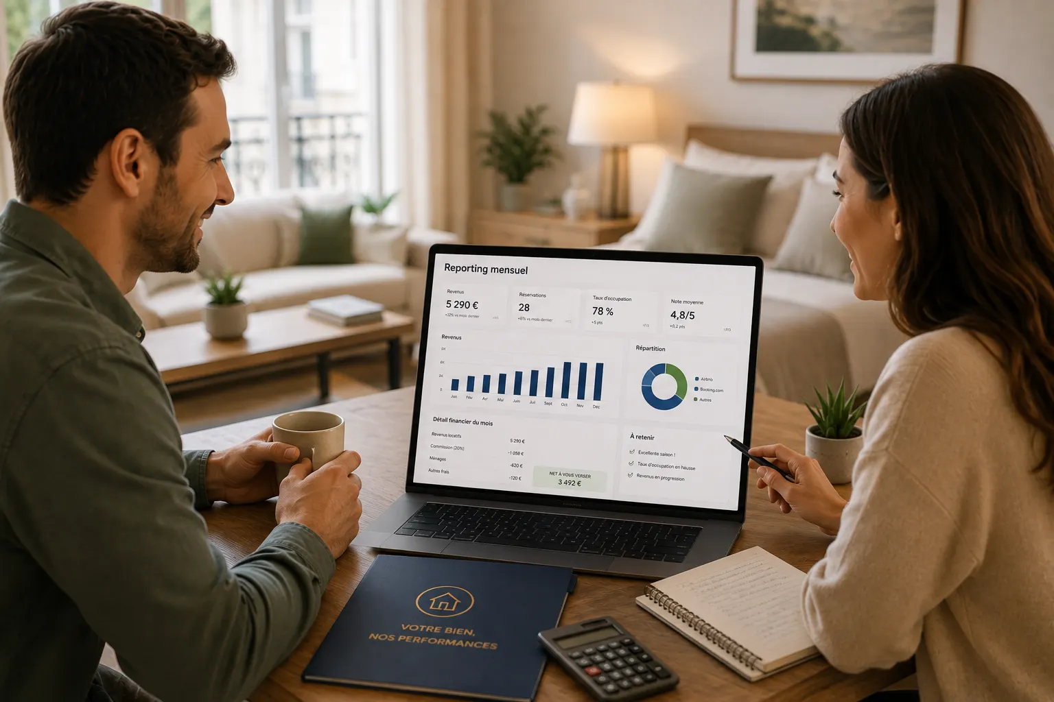 On gère, vous encaissez — Vous encaissez vos loyers directement. Nous portons tout le reste, en toute transparence.